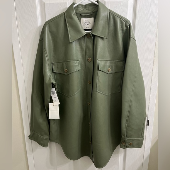 Aritzia Jackets & Blazers - NWT Aritzia Wilfred Ganna Vegan Leather Shacket